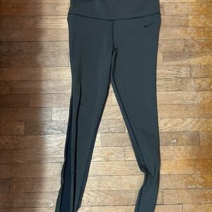 Nike Green Striped Leggings